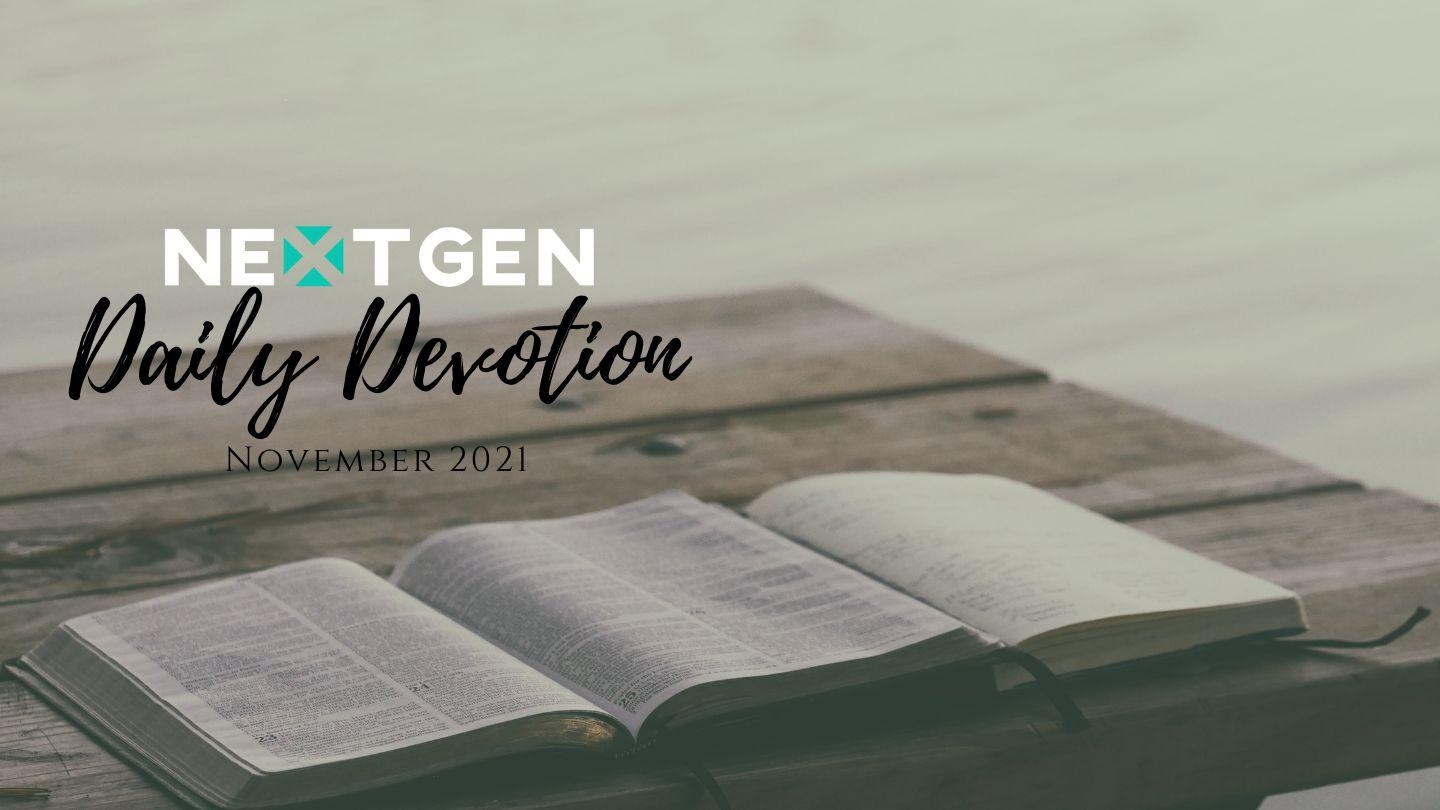 November Nextgen Daily Devotion