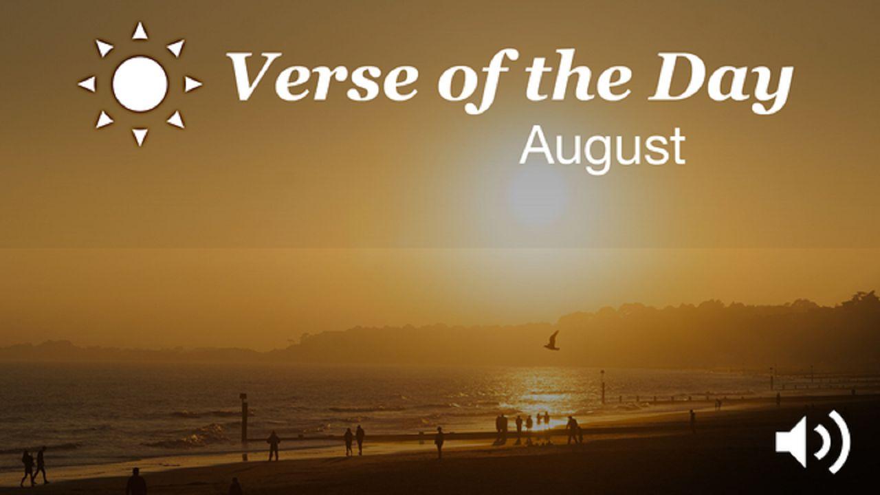 YouVersion Verse Of The Day: August 2016