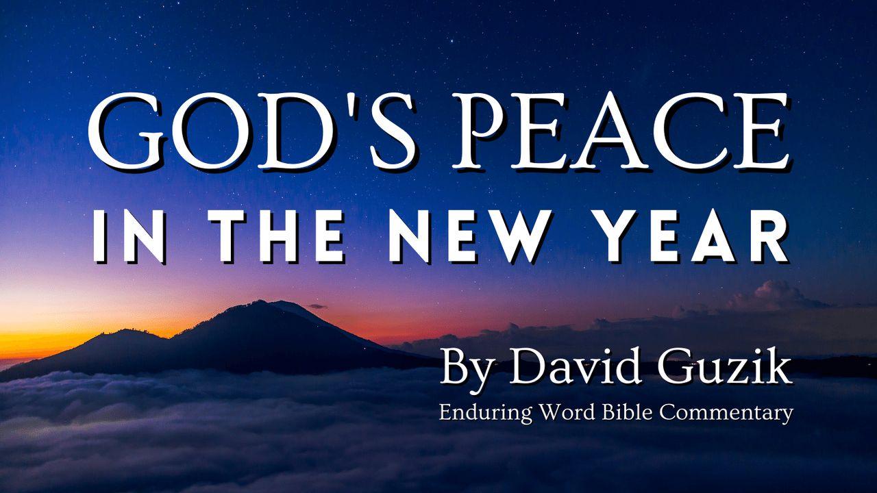 God's Peace in the New Year