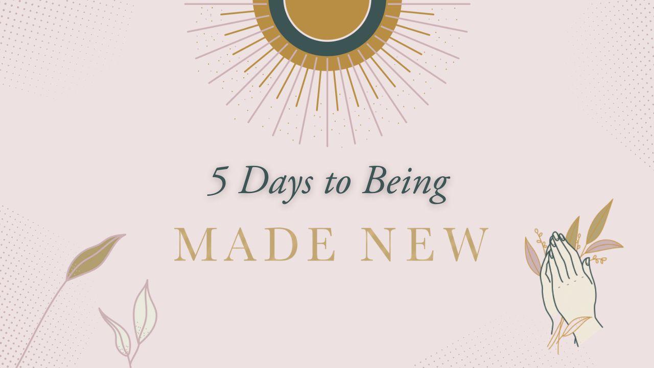 5 Days to Being Made New