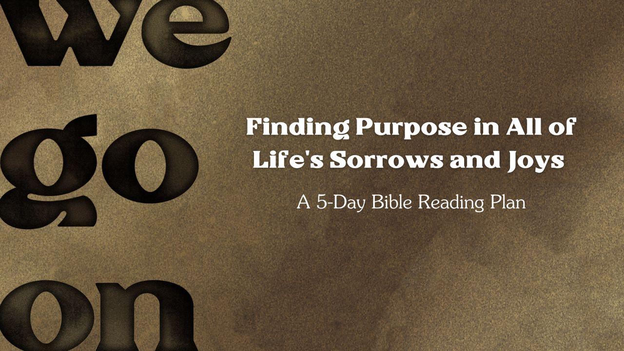 Finding Purpose in All of Life's Sorrows and Joys