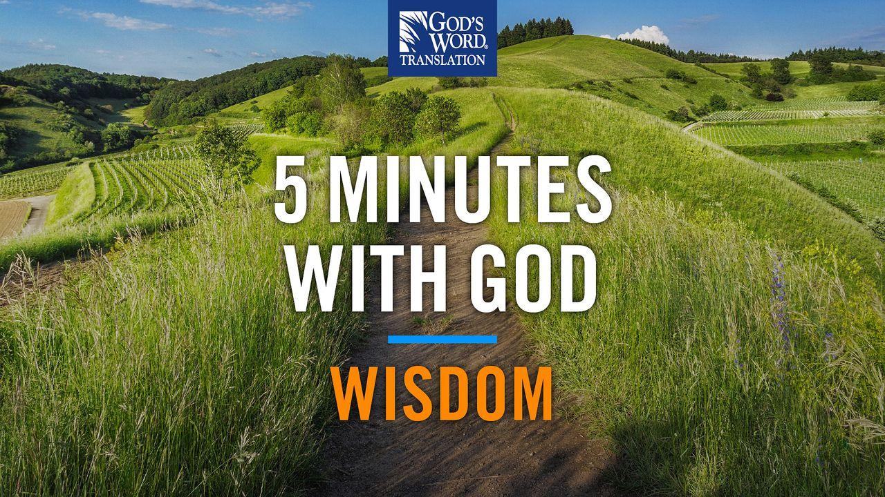5 Minutes with God: Wisdom
