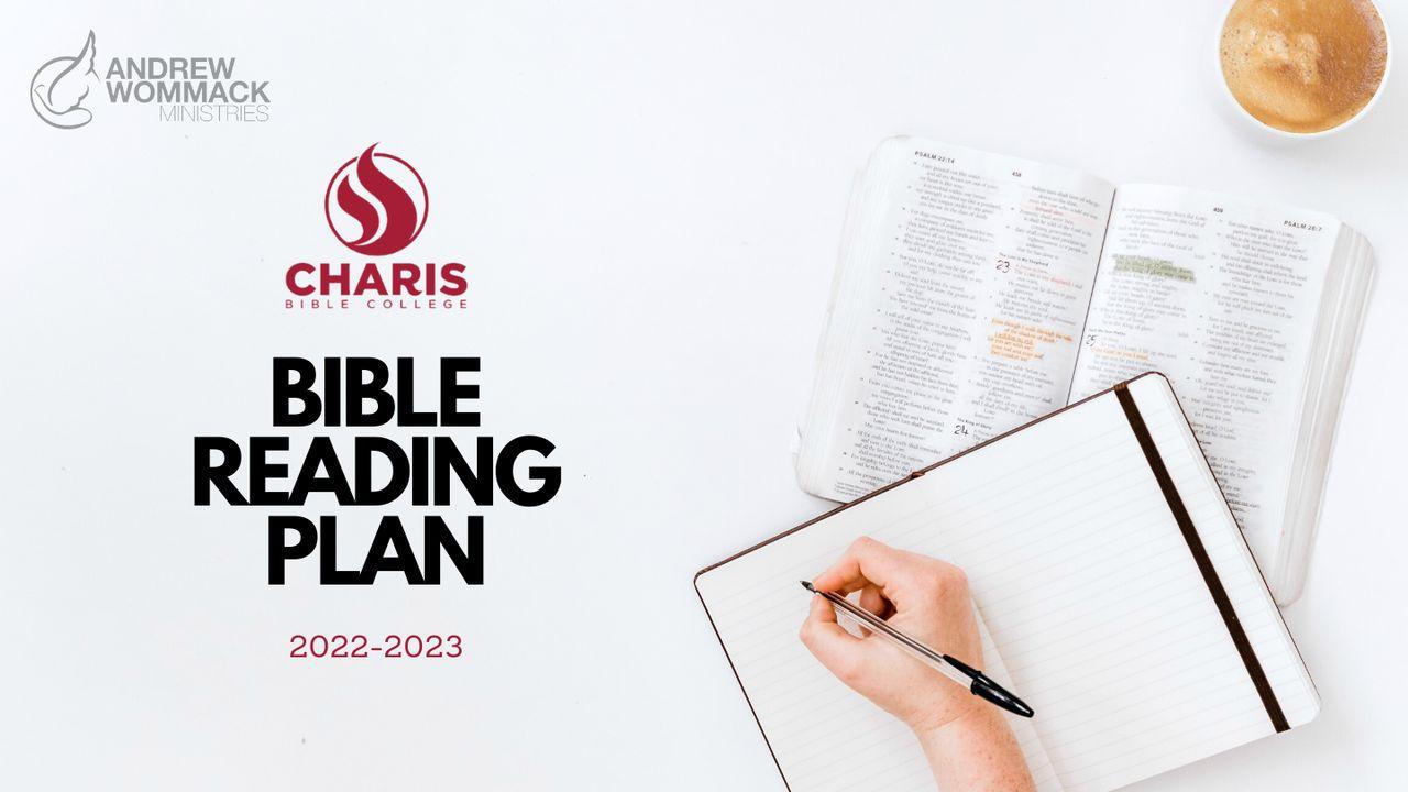 Charis Bible College Bible Reading Plan 2022-2023