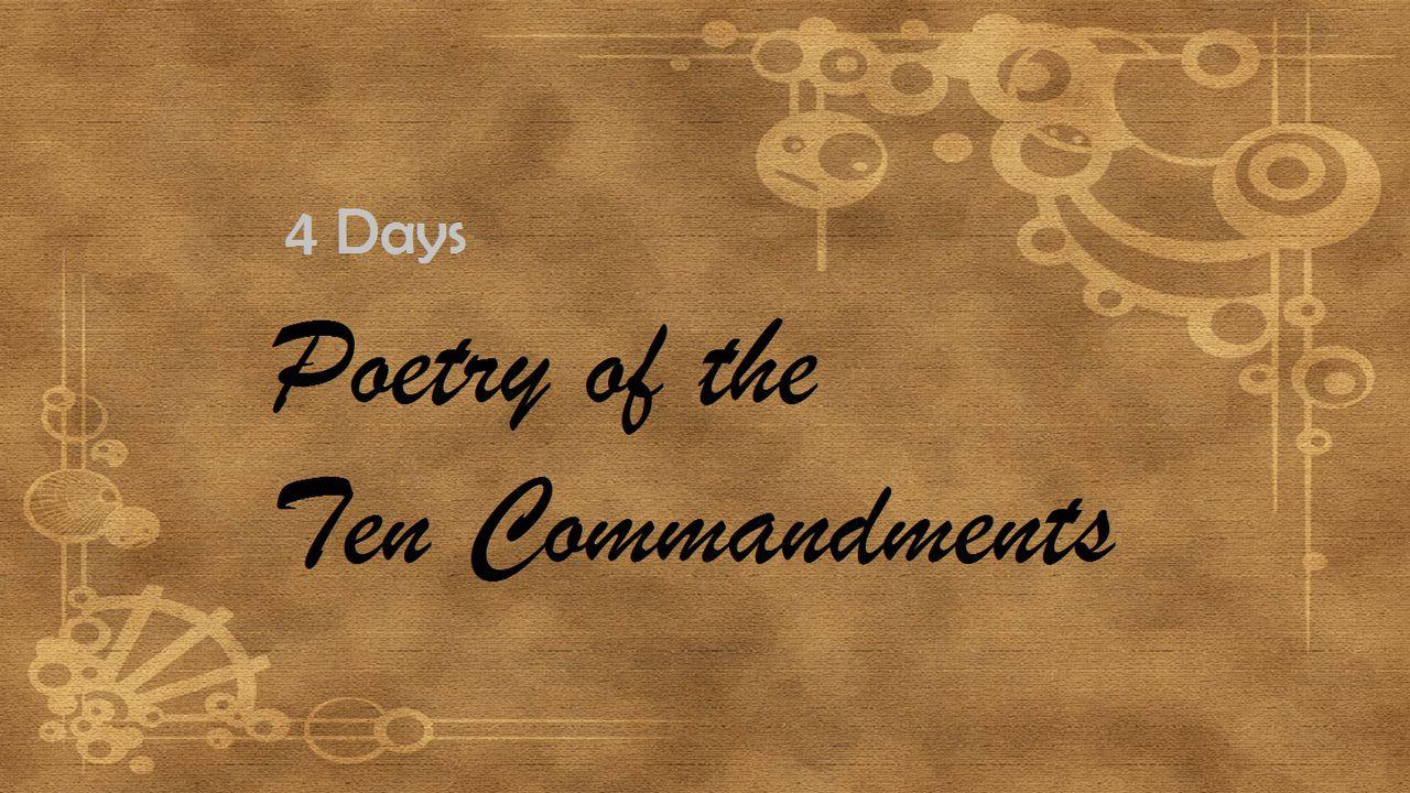 Poetry Of The Ten Commandments