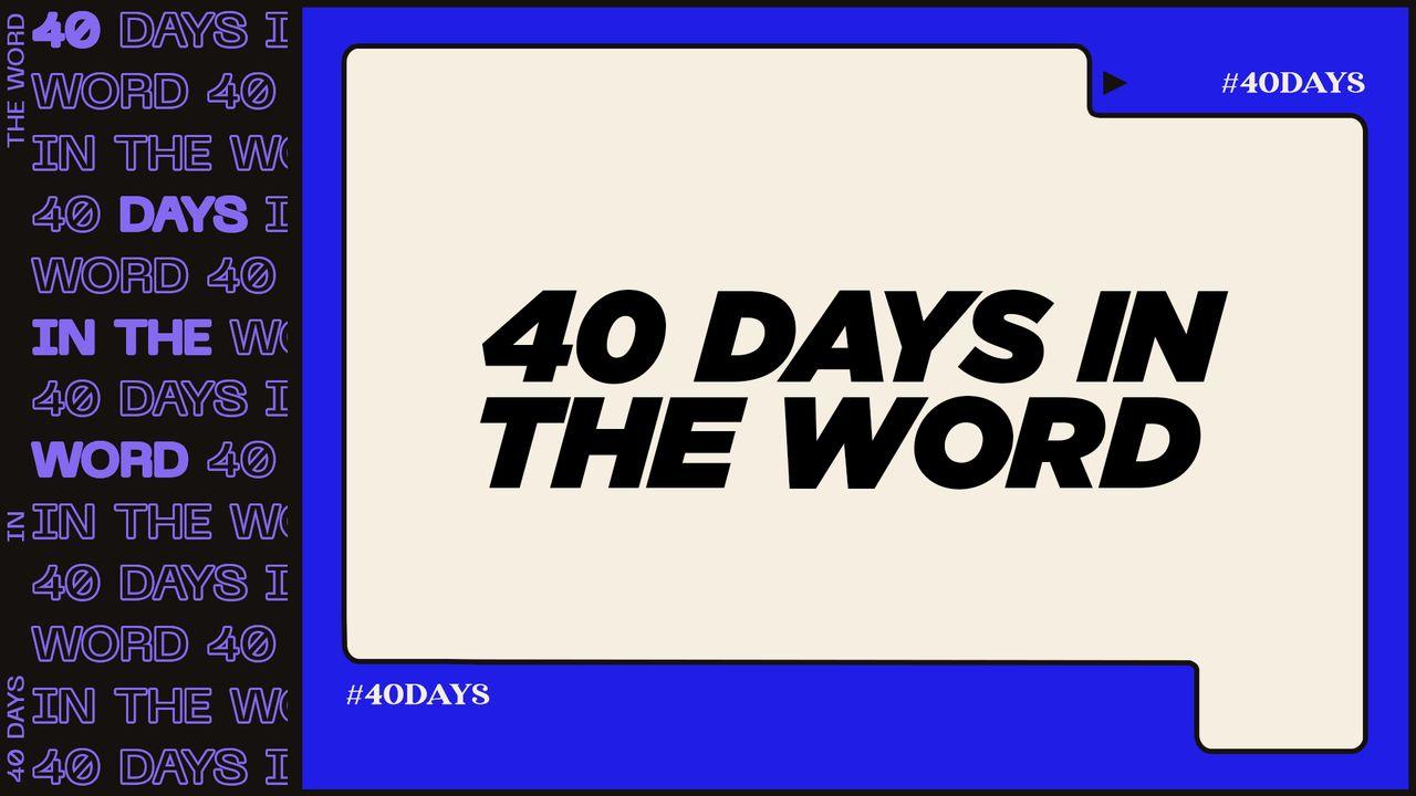 40 Days in the Word
