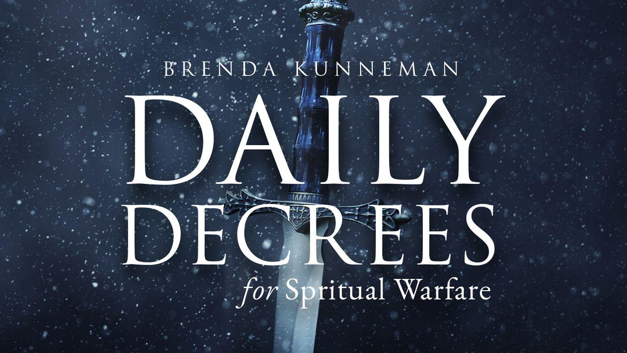 Daily Decrees for Spiritual Warfare - Brenda Kunneman
