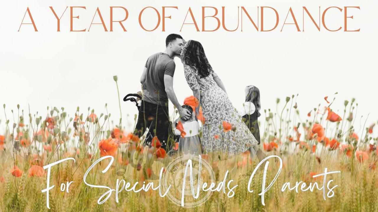 A Year of Abundance for Special Needs Families