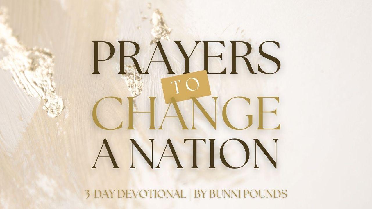 Prayers to Change a Nation