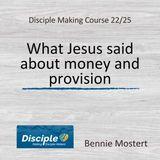 What Jesus Said About Money and Provision