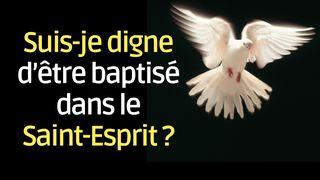Suis-je digne d'être baptisé dans le Saint-Esprit ?