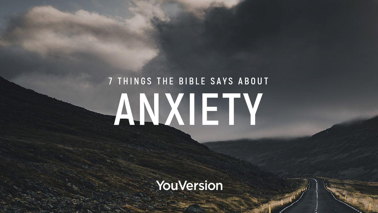 7 Things The Bible Says About Anxiety