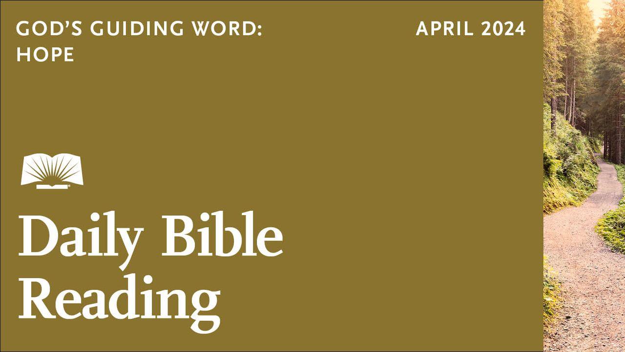 Daily Bible Reading—April 2024, God’s Guiding Word: Hope