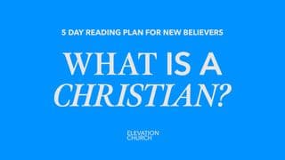 What Is a Christian?