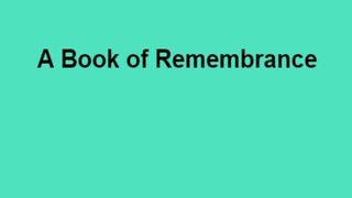 A Book Of Remembrance: Wisdom From The Ages