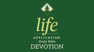 Life Application Study Bible Devotion