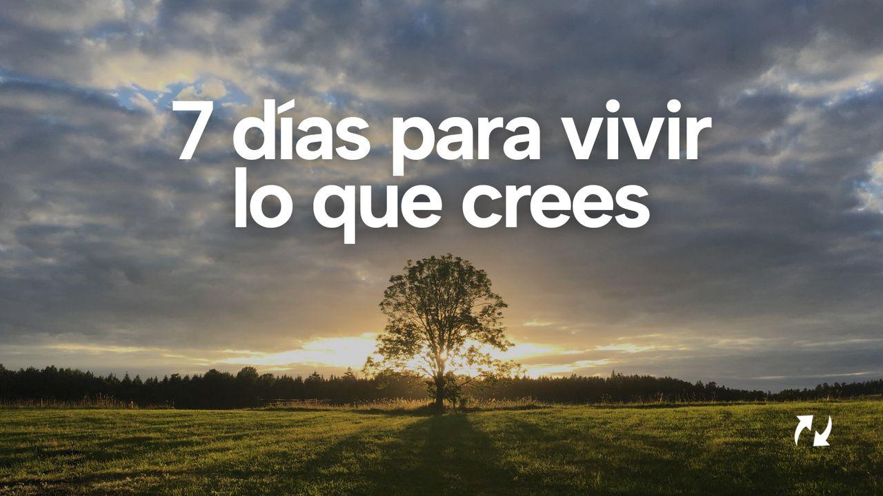 7 Días Para Vivir Lo Que Crees