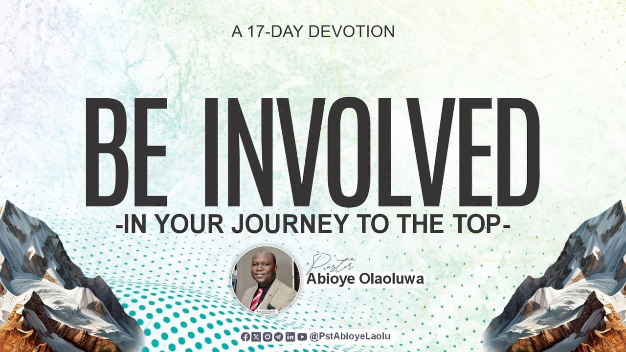 Be Involved - in Your Journey to the Top