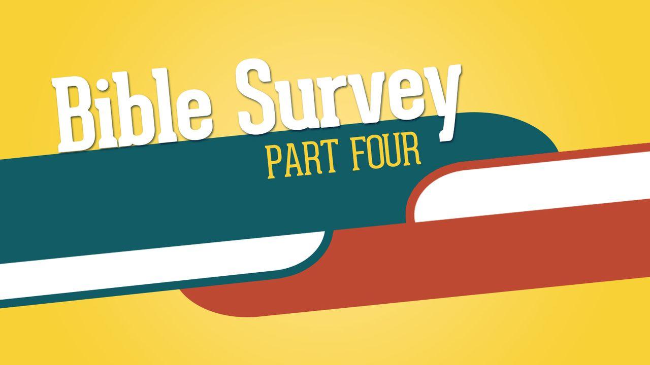 Bible Survey: Part Four