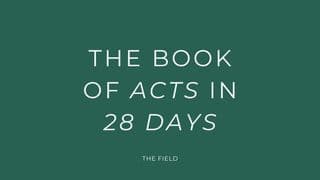 The Book of Acts in 28 Days