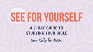 See for Yourself: A 7 Day Guide to Studying Your Bible
