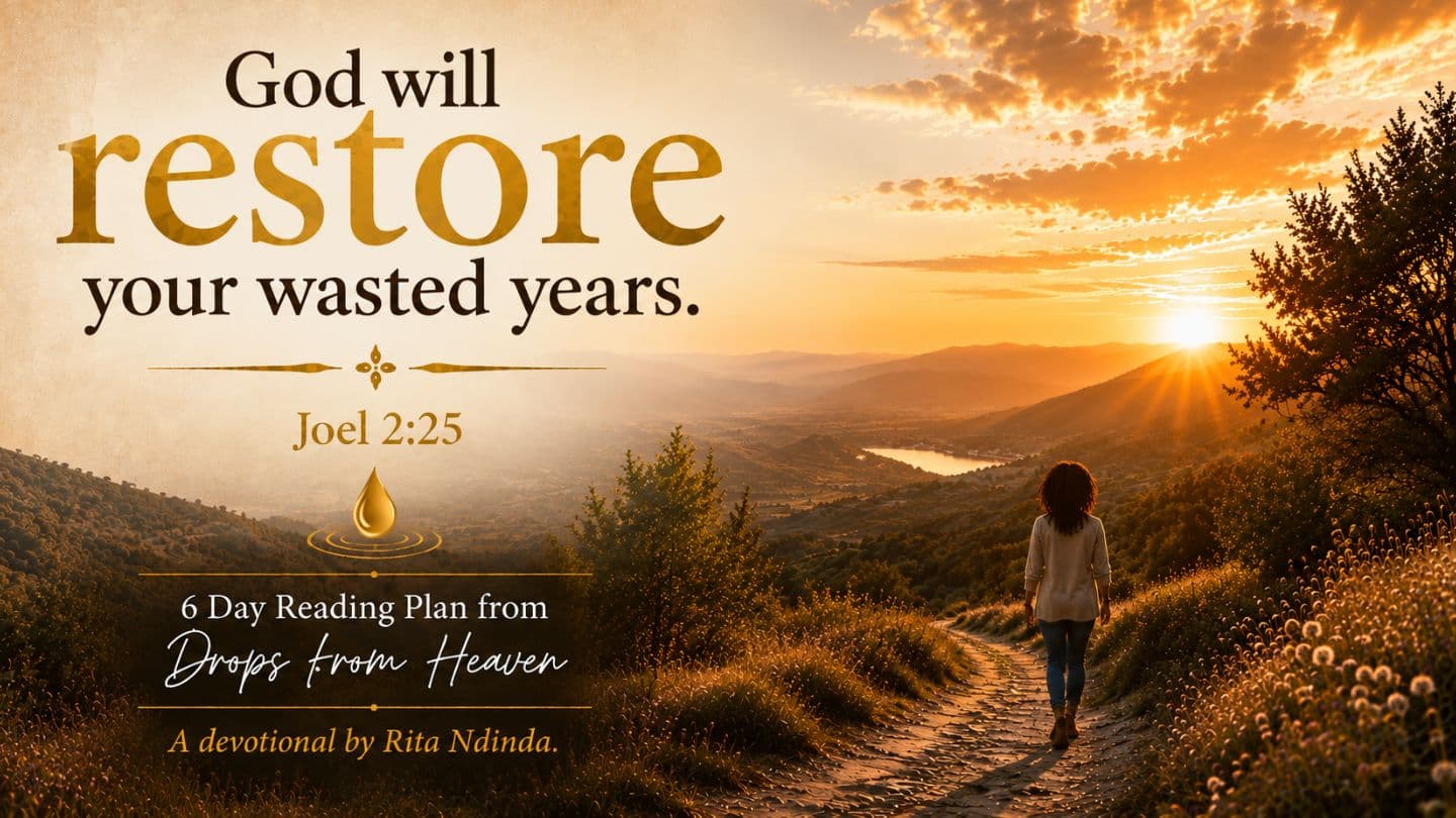 A Million Ways to Restore: Restoration Beyond What You Can See 1 Samu 31:4-5 Mbula-Bwazza