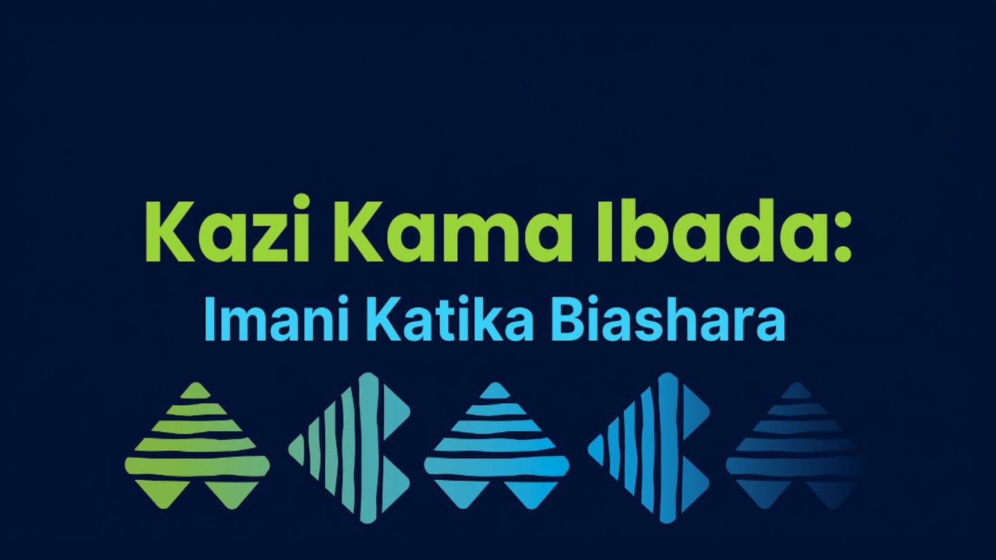 Kazi Kama Ibada: Imani Katika Biashara Apokaripisi 4:11 Rikbaktsa